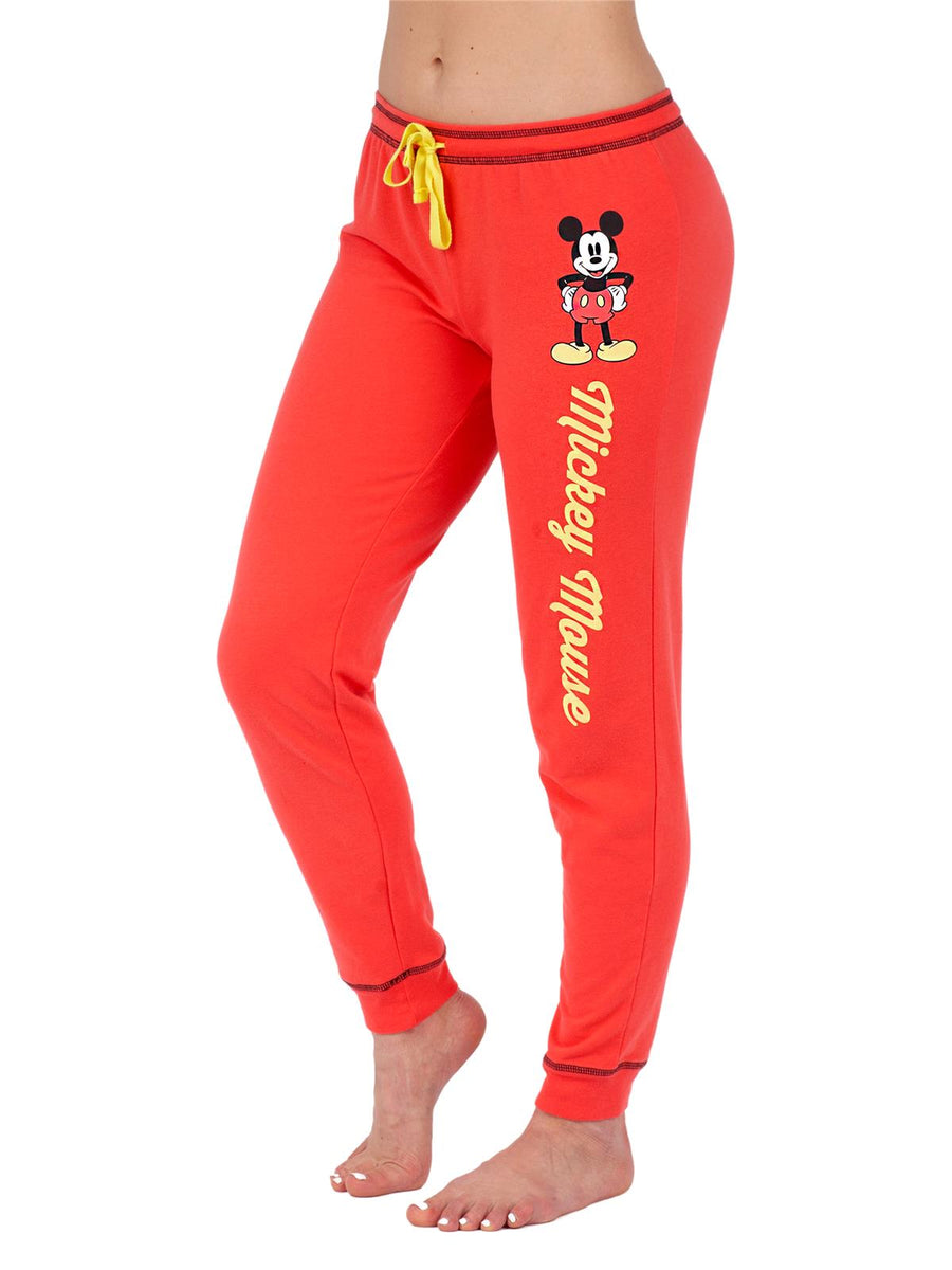 Disney Mickey Mouse Women's Lounge Jogger Pajama Pants