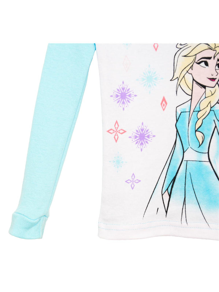 Disney Frozen Girls' 4 Piece Cotton Pajama Set