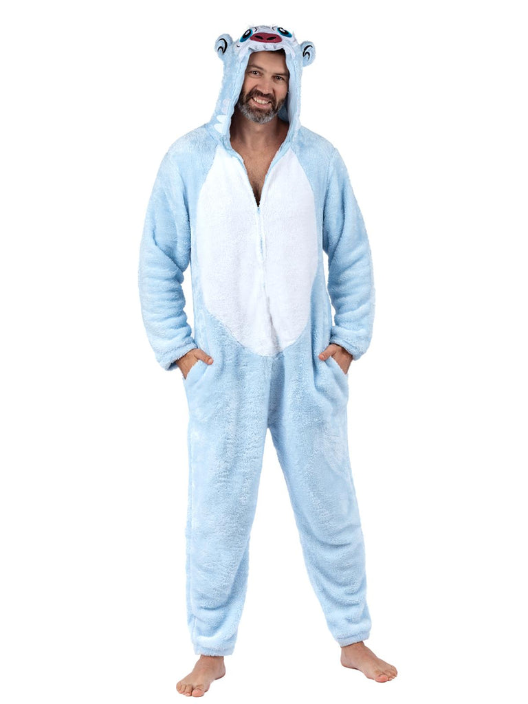 Briefly Stated Men's Abominable Snowman Lounge Union Suit (2XL