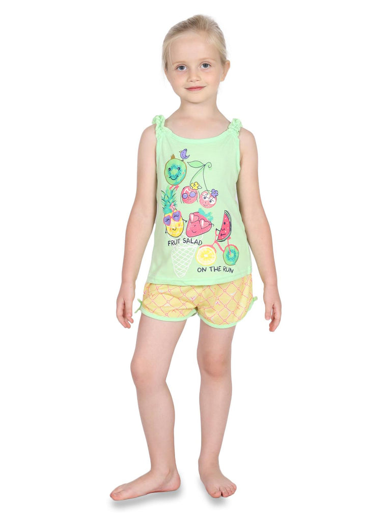 Girls' Big Girls' Fruit Salad 3 Piece Pajama Set  