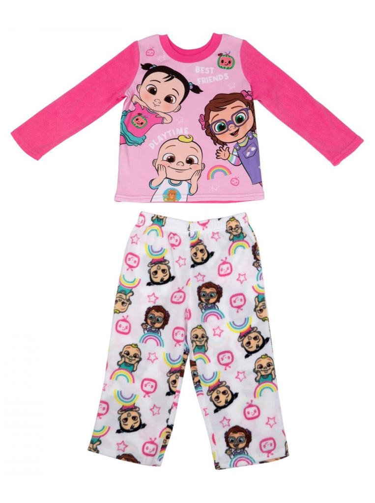 Cocomelon Best Friends Playtime Toddler Long Sleeve 2-Piece Pajama Set