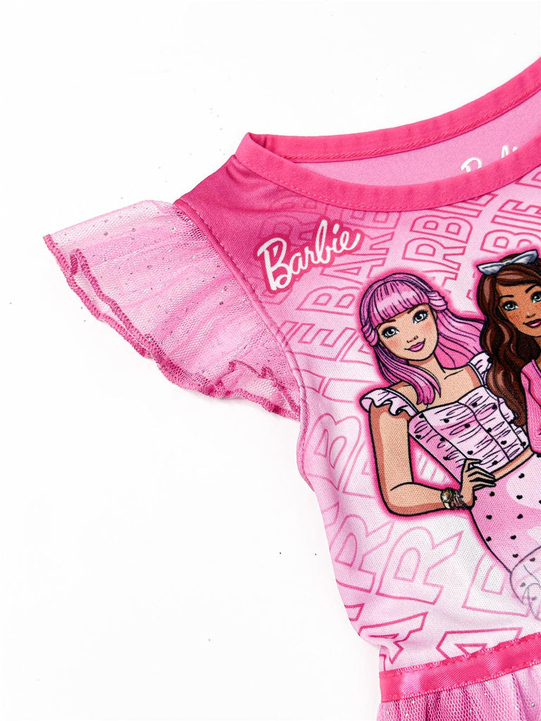 Barbie Pink Sparkle Better Together Dress Up Nightgown
