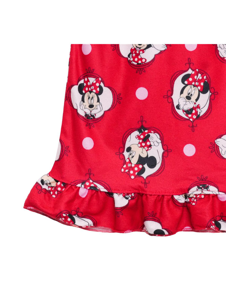 Disney Minnie Mouse Girls' Granny Nightgown, Sleep Pajama Gown