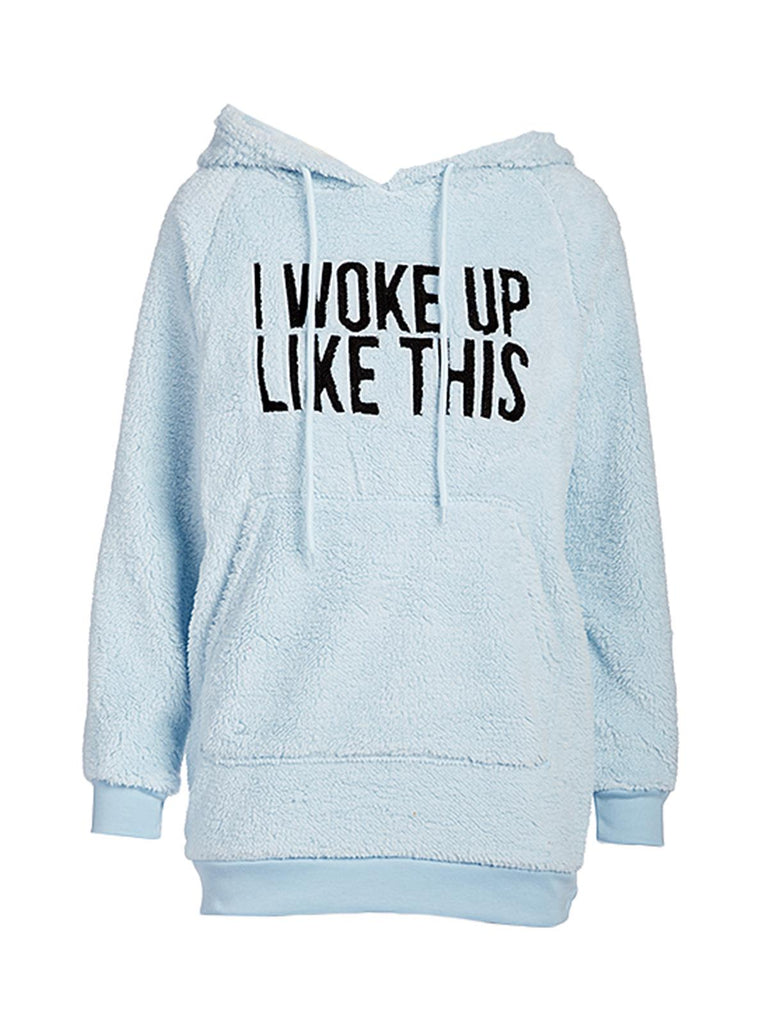 Yeti "I Woke Up Like This  " Woman Hoodie
